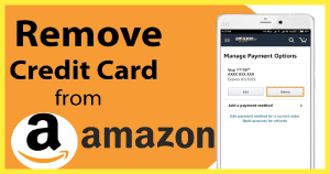 How to delete cards on Amazon