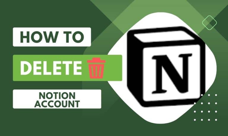 How To Delete Notion Account