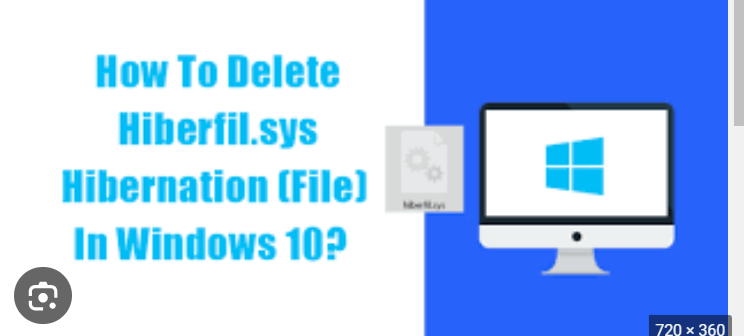 How To Delete Hiberfil.sys