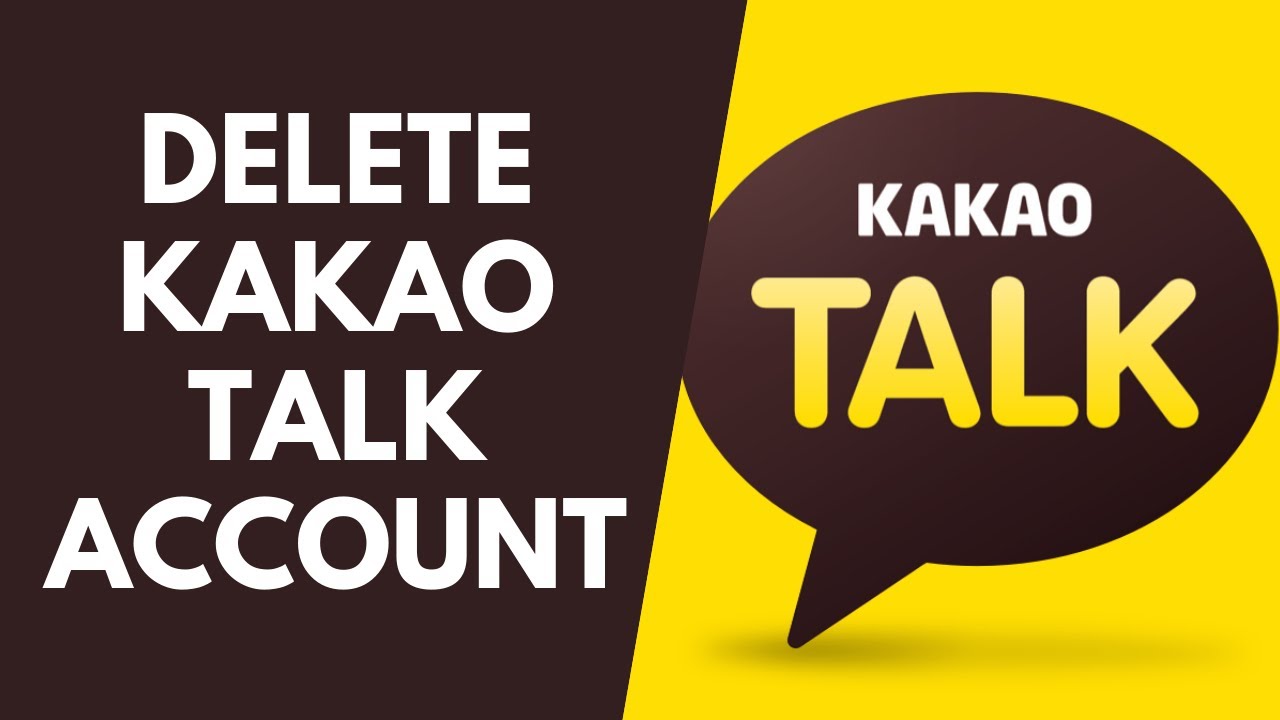How To Delete Kakao talk Account