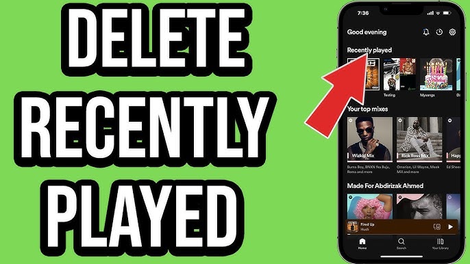 How To Delete Recently Played on Spotify