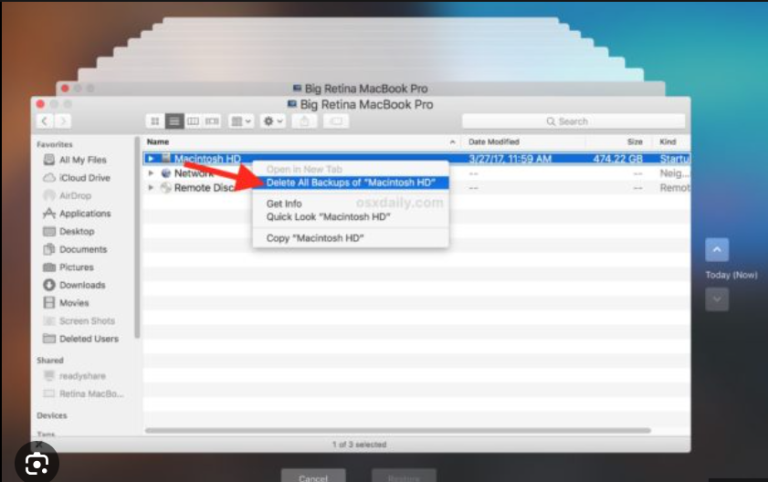 How to Delete Time Machine Backups on Mac
