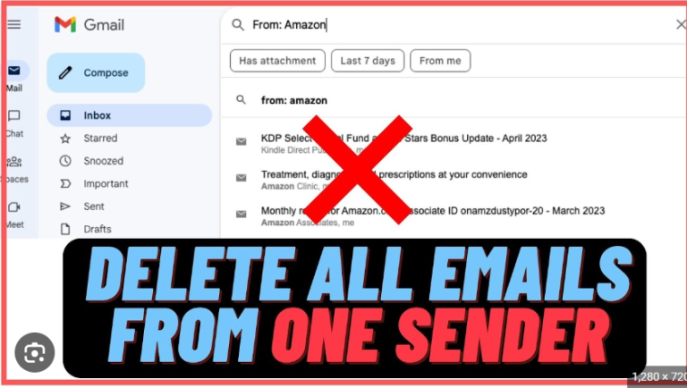 How to delete all emails from Gmail