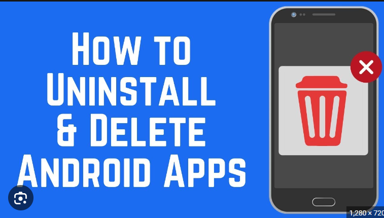 How to delete apps on Android