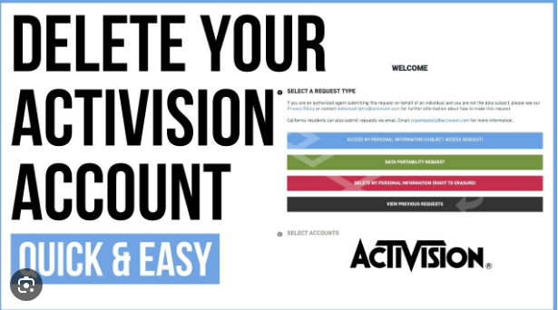How to delete your Activision account