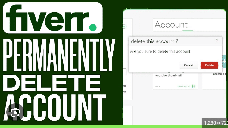 How to delete your Fiverr account