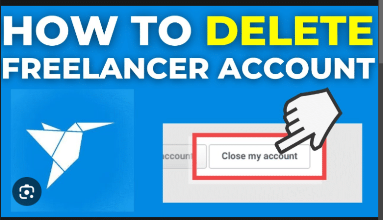 How to delete your freelancer account