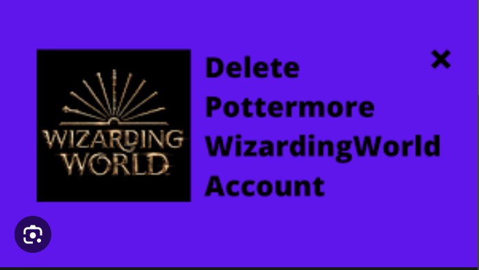How to delete your Pottermore / Wizarding World account