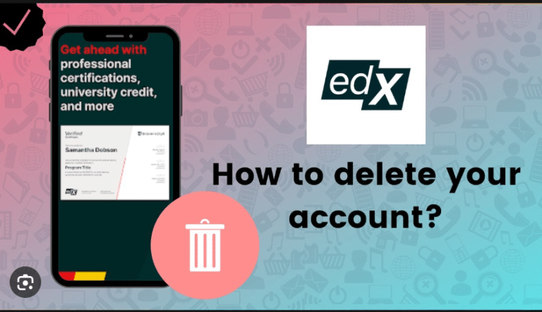 How to Delete an edX Account