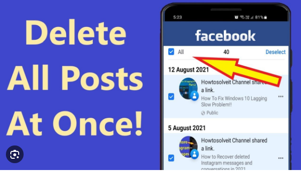 How To Delete Everything on Facebook