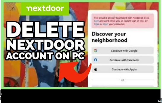 How To Delete Nextdoor Account