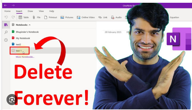 How To Delete Notebook in Onenote