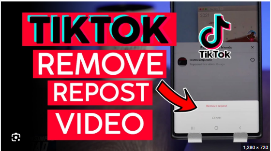 How To Delete Repost on TikTok