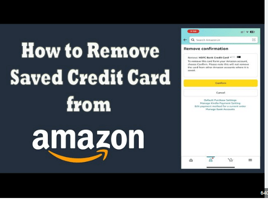 How to delete a credit card from your Amazon account