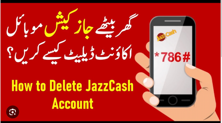 How To Delete Jazzcash Account